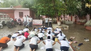 International Yoga Day NSS DAV College Kanpur 